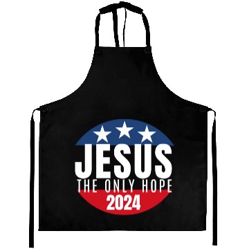 Discover Jesus the Only Hope 2024 Election Aprons