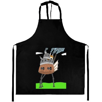 Discover Steampunk Mechanical Moving Castle Aprons