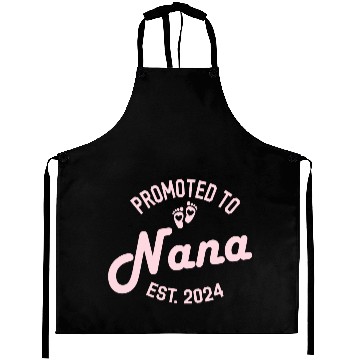 Discover Promoted to Nana Est 2024 Aprons