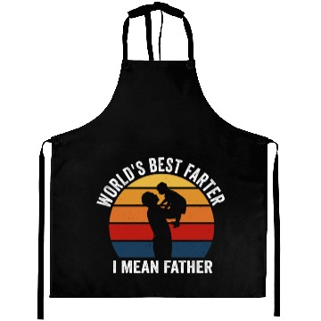 Discover World's Best Farter I Mean Father Aprons