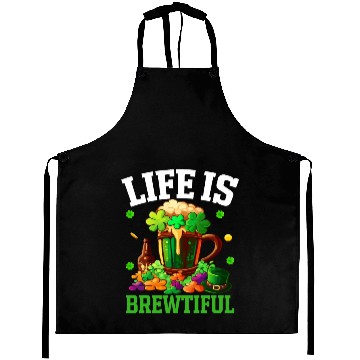 Discover Funny Irish St Patricks Day Craft Beer Aprons