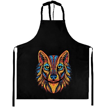Discover German Shepherd Funny Dog Street Art Comic Pet Aprons