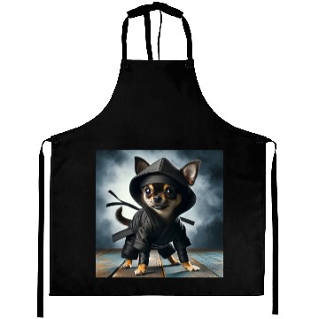 Discover Ninja chihuahua! Aprons