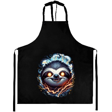 Discover Ethereal Flame Sloth Aprons