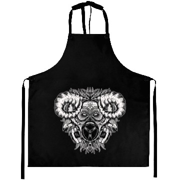 Discover Skull Goat Beast Artwork Aprons