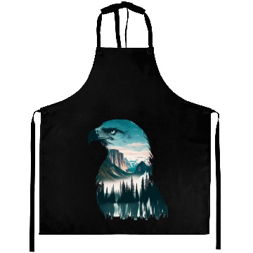 Discover Nature in Eagle Pattern Aprons
