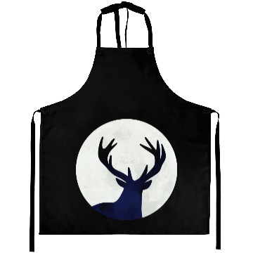Discover Deer and Moon Deer Hunter Gift Aprons