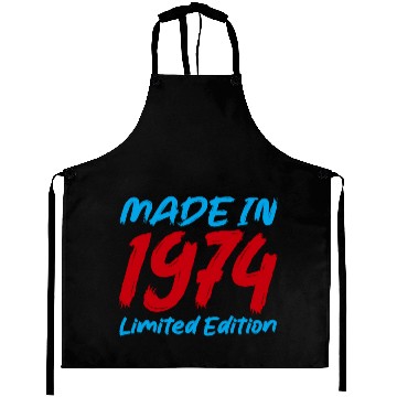 Discover 1970s Retro Color Block Aprons Design 1974