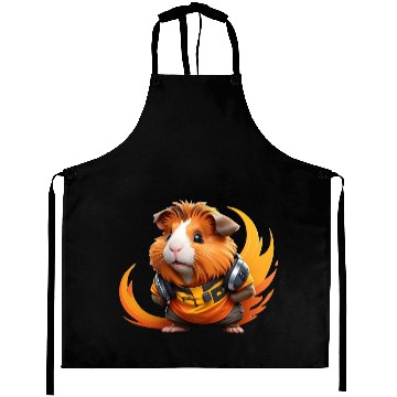 Discover cute and cool DJ guinea pig Aprons