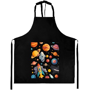 Discover Galactic Elegance: A Celestial Symphony Aprons