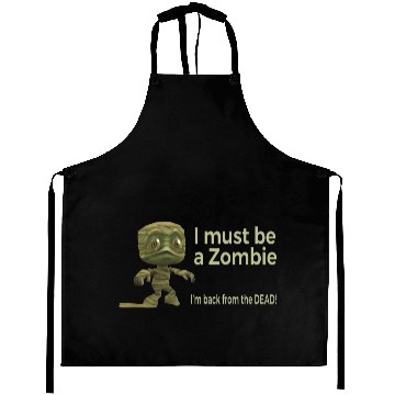 Discover Funny Zombie Motivation Gym Wear Aprons