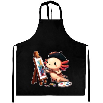 Discover Painter Art Artist Axolotl Aprons