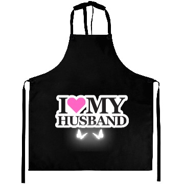 Discover I love my husband Aprons