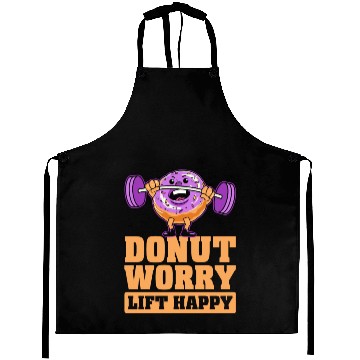 Discover Fitness Donut Funny Donut Gym Aprons