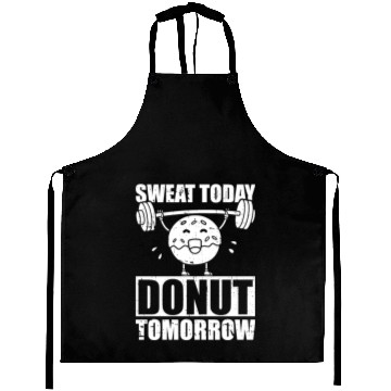 Discover Fitness Donut Funny Donut Gym Aprons