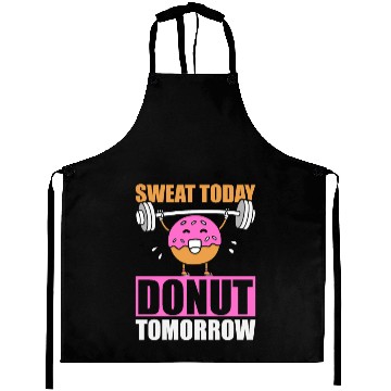 Discover Fitness Donut Donut Gym Aprons