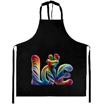 Discover Love is love Aprons