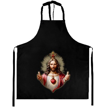 Discover sacred heart of jesus Aprons