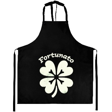 Discover Fortunato Emblem Distressed Four-Leaf Aprons