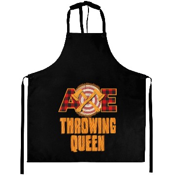 Discover Axe Throwing Queen Gift For Her Aprons