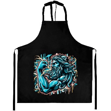 Discover Zeus Lightning King Aprons