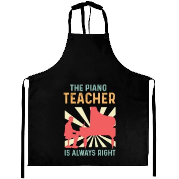 Discover The Piano Teacher Music Director Gift Aprons