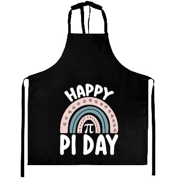 Discover Happy Pi Day Boho Rainbow Math Mathematic Aprons