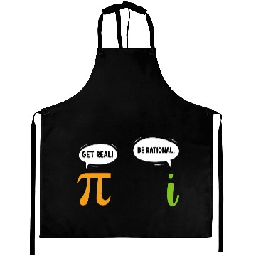 Discover Get Real Be Rational Funny Math Pi Day Geek Aprons