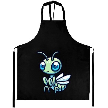 Discover Playful Mantis Cartoon Aprons