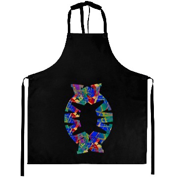 Discover English-W alphabet black font letters Aprons