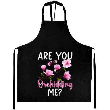 Discover Funny Houseplant Orchid Gardening Aprons