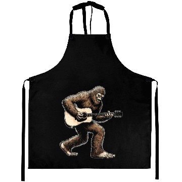 Discover Bigfoot playing classic guitar guitarist Aprons