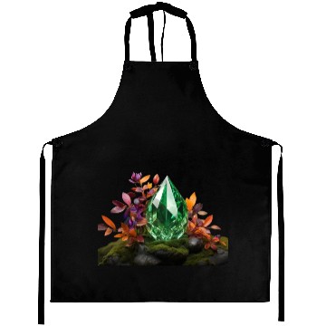 Discover green crystal Aprons