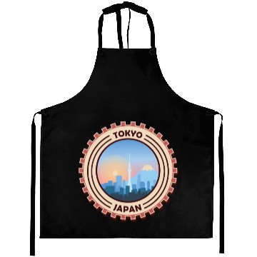 Discover Tokyo Forever Traveler And Nature Lover Gift Aprons