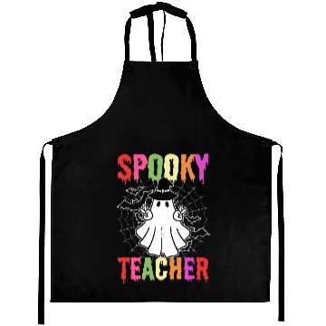 Discover Spooky Teacher Preschool Teacher Aprons
