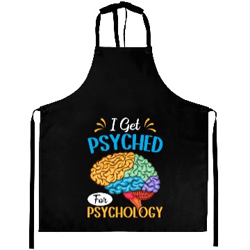 Discover Funny Psych Psychologist Aprons
