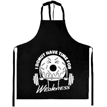 Discover Fitness Donut Funny Donut Gym Aprons