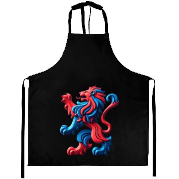 Discover Scottish Lion Large Aprons