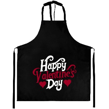 Discover Typography Aprons Design Happy Valentine s Day