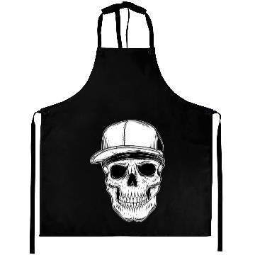 Discover Vintage Skull Gangster use Cap Aprons