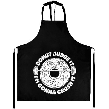 Discover Fitness Donut Funny Donut Gym Aprons