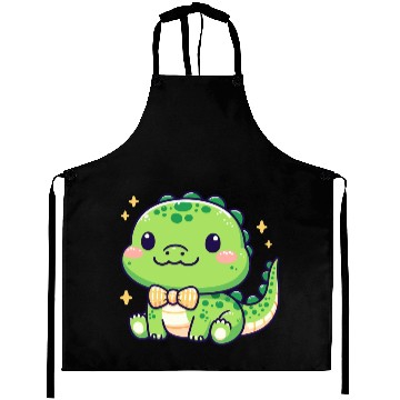 Discover Playful Alligator Cartoon Aprons