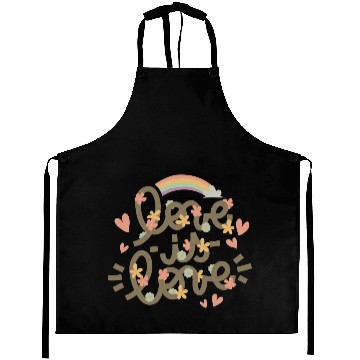 Discover love is love Aprons