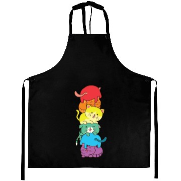 Discover Gay Pride Cat Pet Lover Gift Aprons