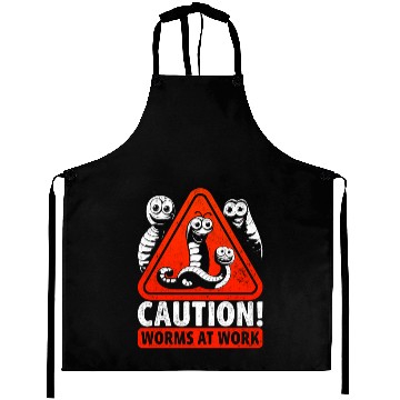 Discover Worm Farming Caution Worms At Work Aprons