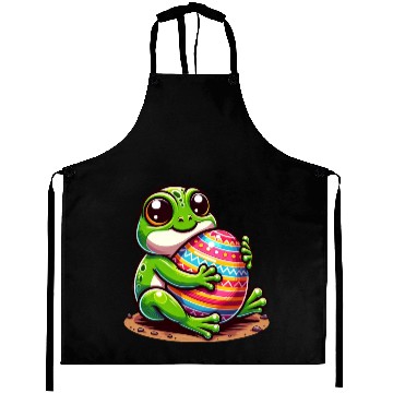Discover Easter Frog: Loving Embrace Aprons
