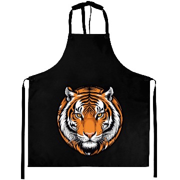Discover Tiger Majesty - Bold Striped Predator Aprons
