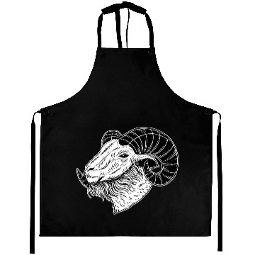 Discover Baphomet Goat Devil Horn Head Aprons