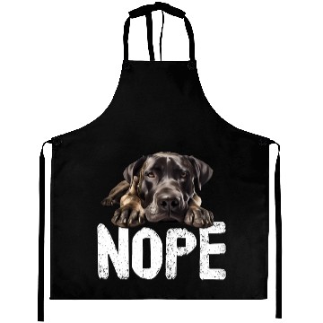 Discover Great dane Nope Aprons