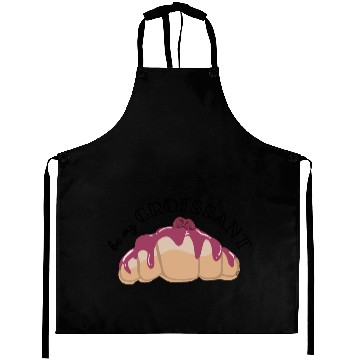 Discover Be My Croissant Doodle Aprons